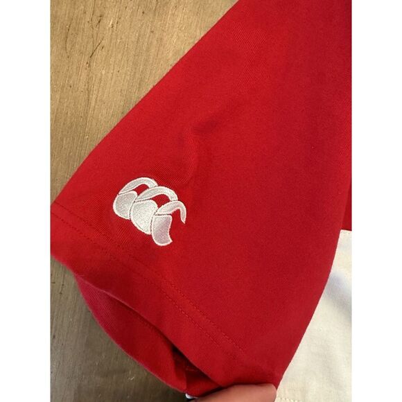 Rugby World Cup Collection England 2015 Color Block Polo Shirt Men's Large - Picture 3 of 8